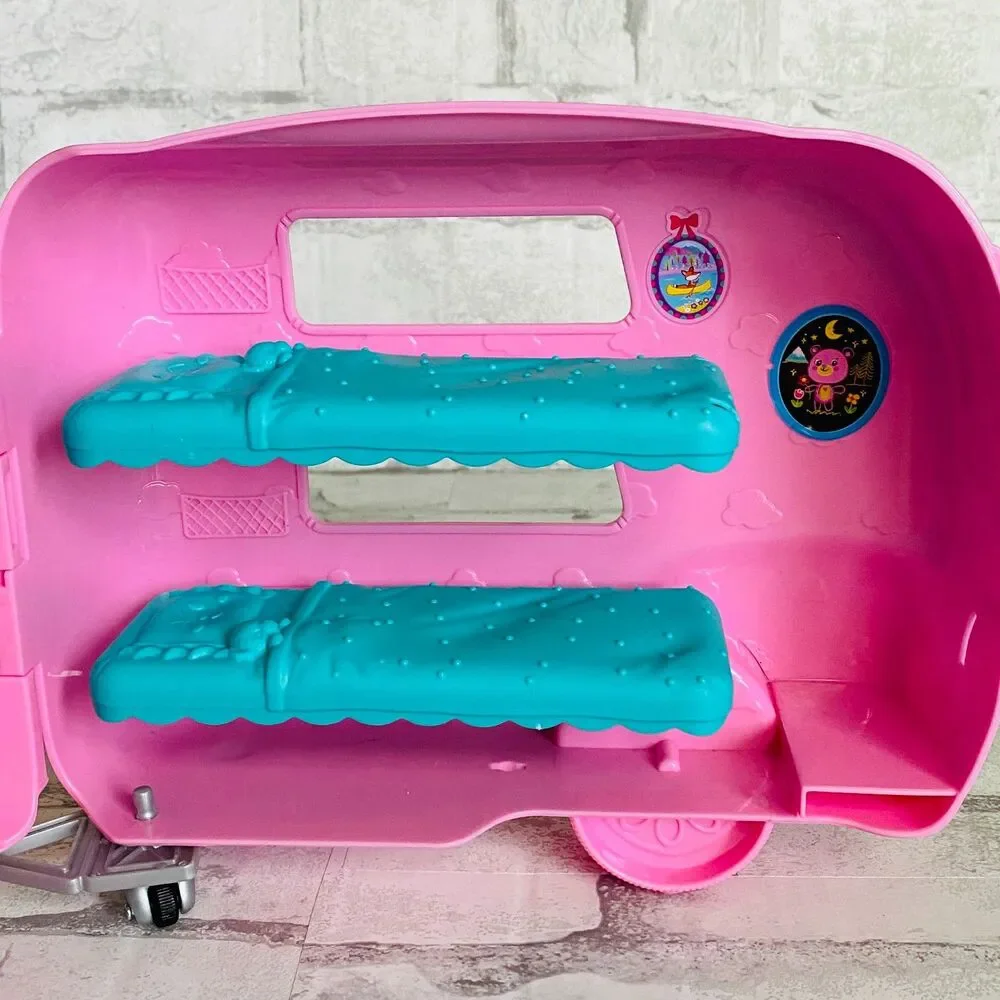 Barbie Club Chelsea RV Camper Playset Mattel 2018 Pink Camper (Only)